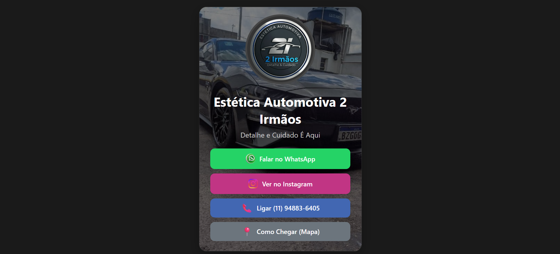 Imagem do Cartão Digital Estética 2 Irmãos